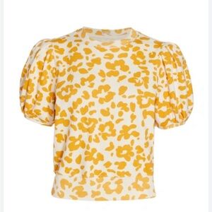 MOTHER "The Short-Sleeve Curve Ball" top
